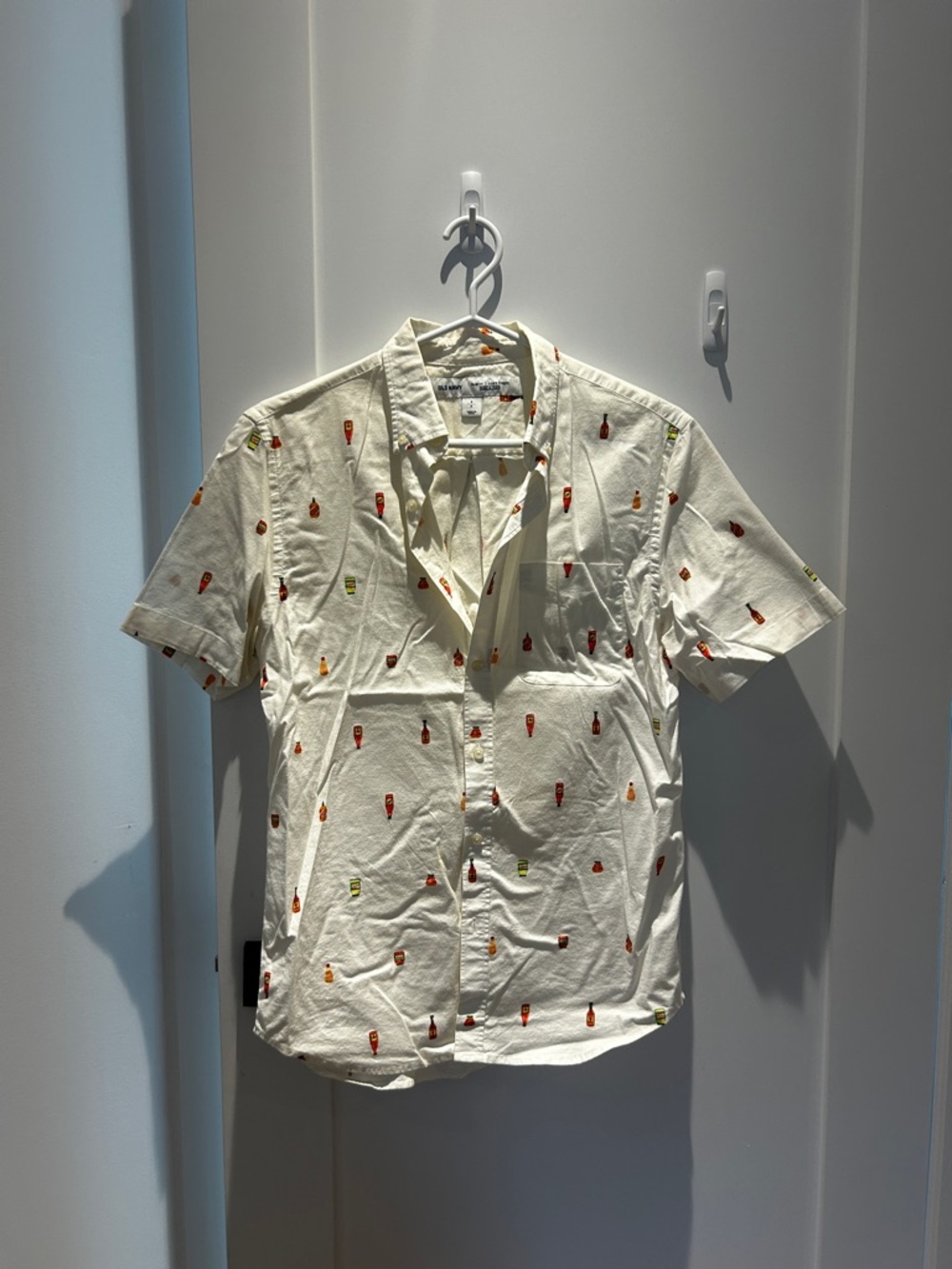 Old Navy Hot Sauce Button Up